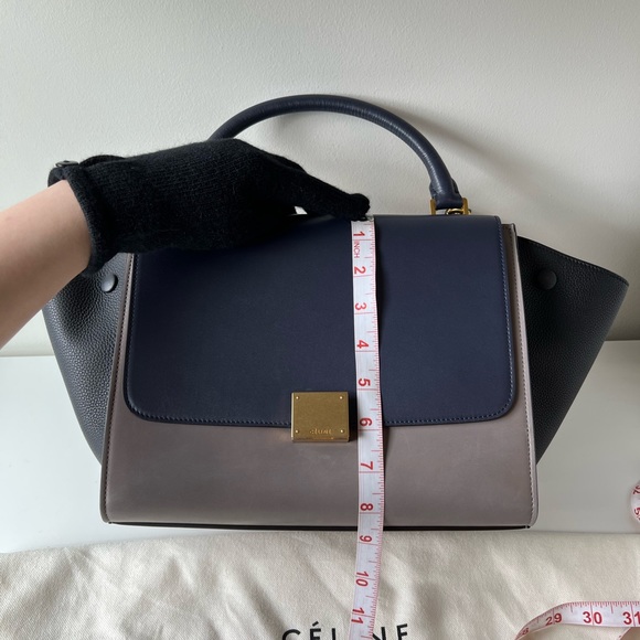 Celine Tri-colour Trapeze bag - Picture 7 of 11